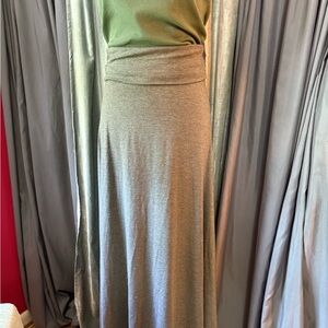 NWOT Charcoal Gray Perfect Maxi Skirt - Perfect with BOOTS!